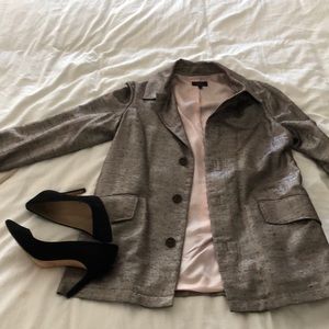 APC purple metallic dinner jacket.